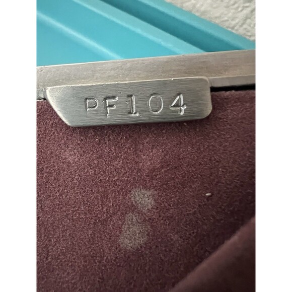 SEAGULL Pewter Canada Floral Picture Frame 1988 Vintage 3x4 Ornate Flowers - Picture 14 of 15